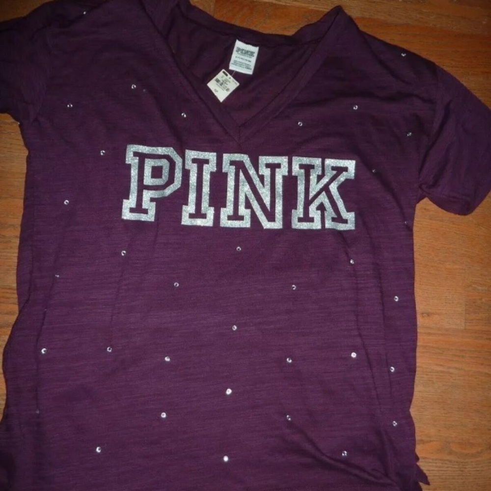 VICTORIAS SECRET PINK BLING RHINESTONE nwt